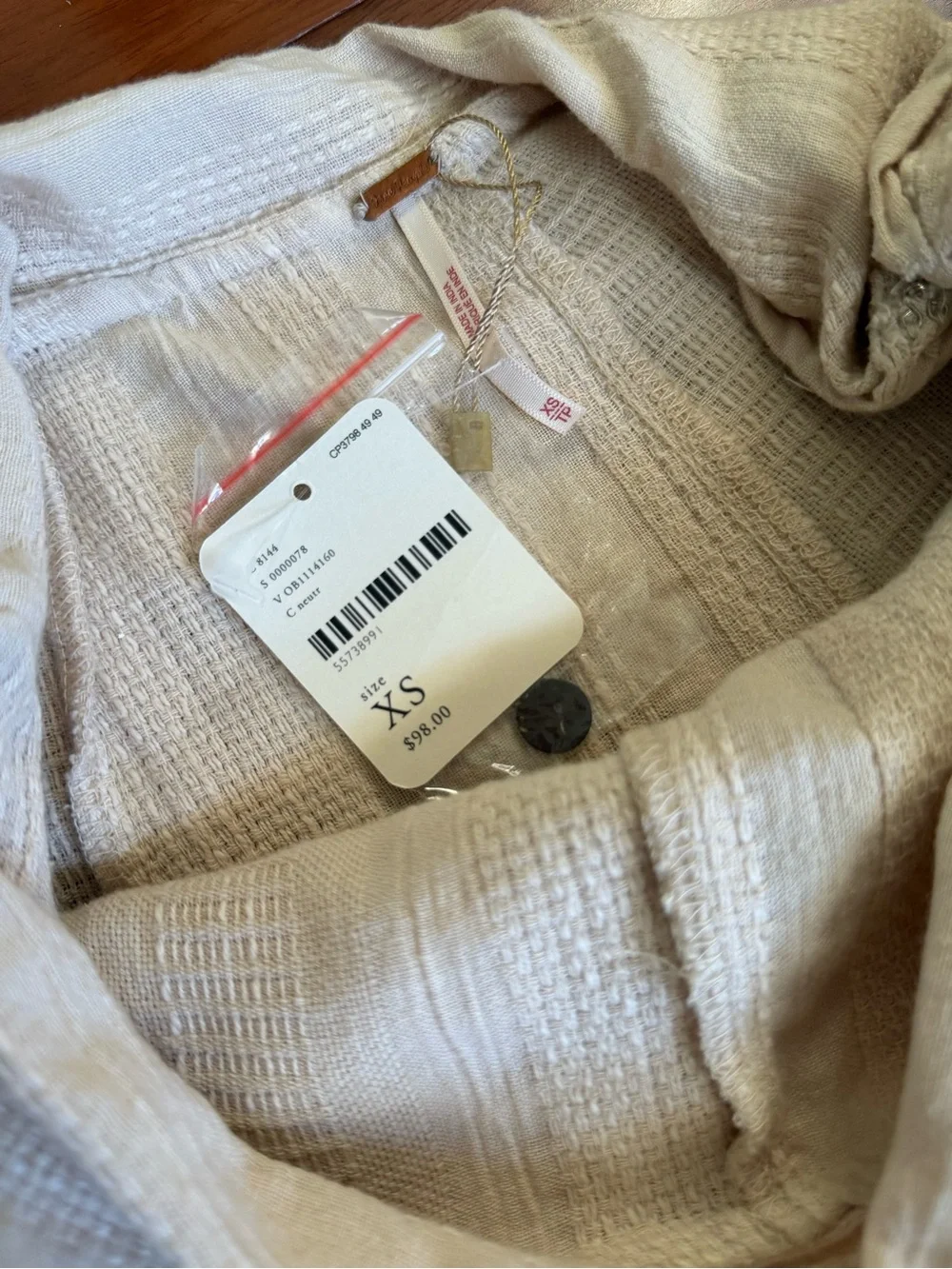 Free People flowing beige